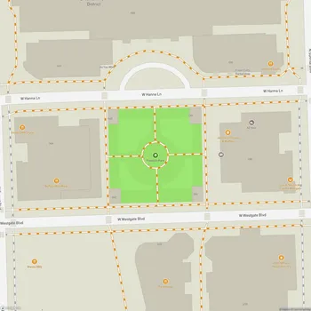 Map of Fountain Park