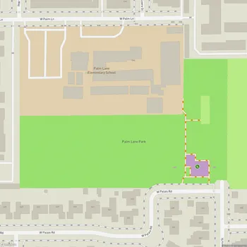 Map of Palm Lane Park