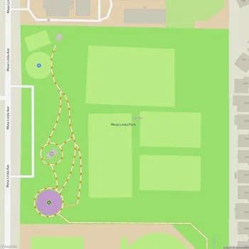 Map of Mesa Linda Park