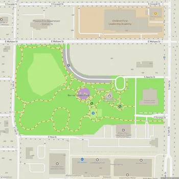 Map of Barrios Unidos Park