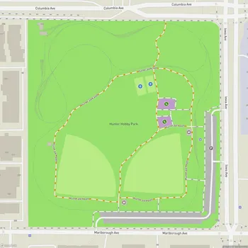 Map of Hunter Hobby Park