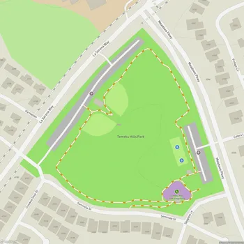 Map of Temeku Hills Park