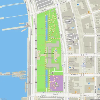 Map of Waterfront Park