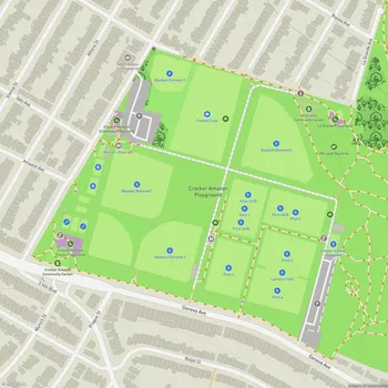 Map of Crocker Amazon Playground