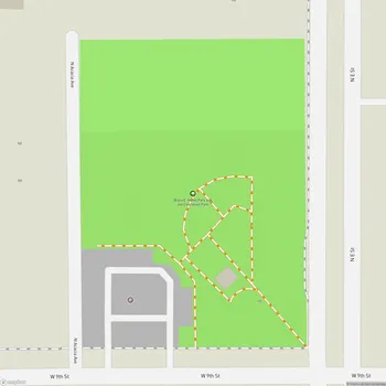 Map of Bryce E. Hanes Park and Jon Cole Skate Park
