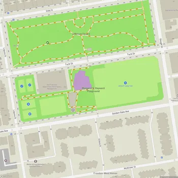 Map of Margaret S. Hayward Playground