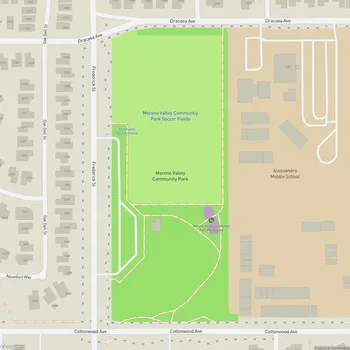 Map of Moreno Valley Community Park