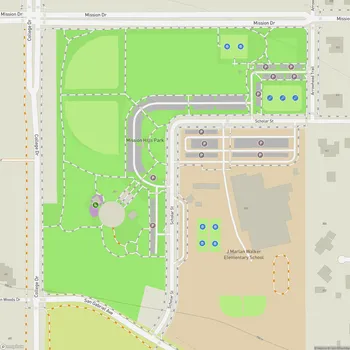 Map of Mission Hills Park