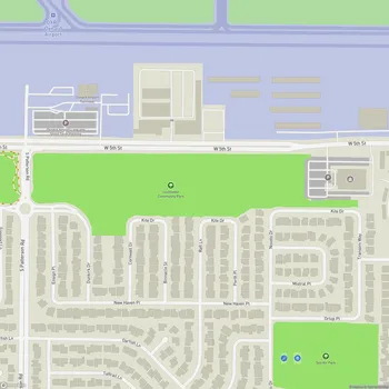 Map of Southwest Community Park