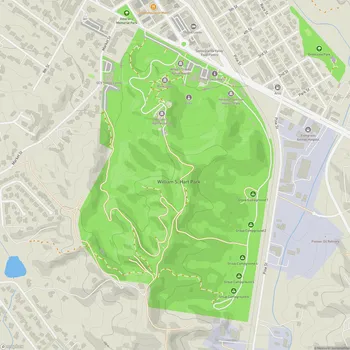 Map of William S. Hart Park