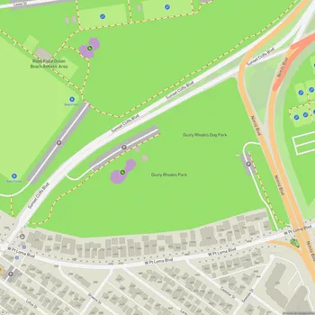 Map of Dusty Rhodes Park