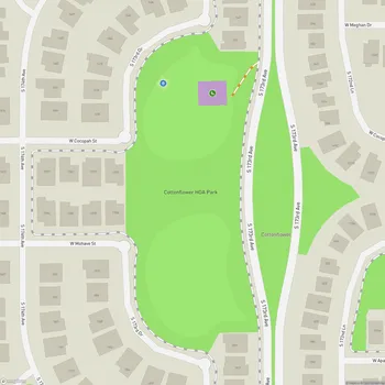 Map of Cottonflower HOA Park