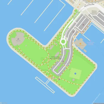 Map of Embarcadero Marina Park South