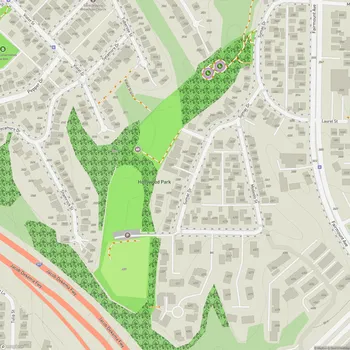 Map of Hollywood Park