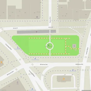 Map of Leimert Plaza Park