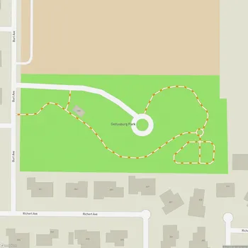 Map of Gettysburg Park