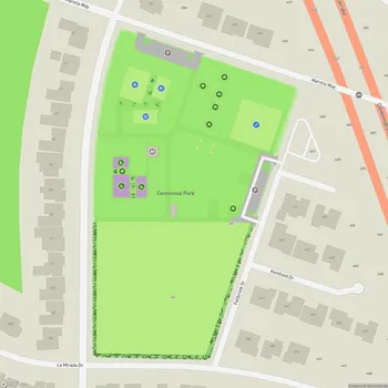Map of Centennial Park