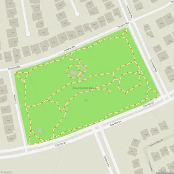 Map of City in the Hills Park