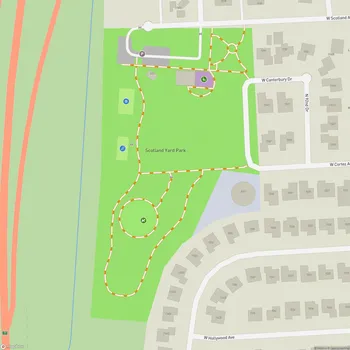 Map of Scotland Yard Park