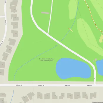 Map of Simi Hills Neighborhood Park & Fishing Pond