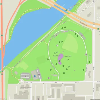 Map of Beach Park