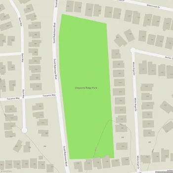 Map of Cheyenne Ridge Park