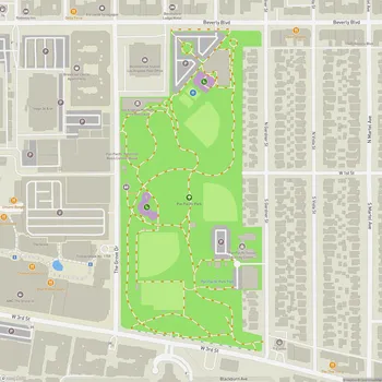 Map of Pan Pacific Park