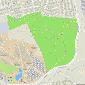Map of Montgomery Hill Park