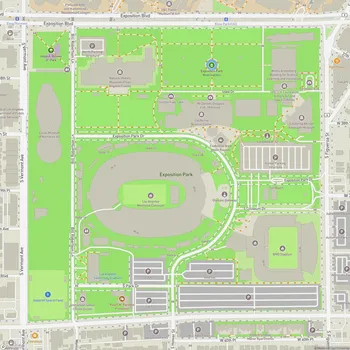 Map of Exposition Park