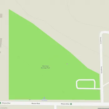 Map of Glen Avon Heritage Park