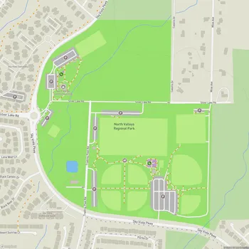 Map of North Valleys Regional Park