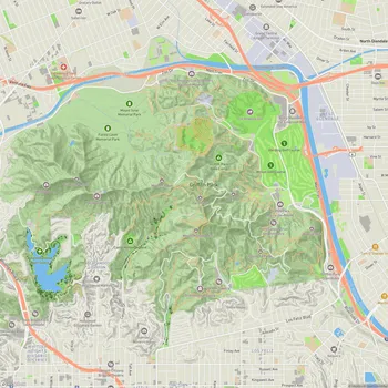 Map of Griffith Park