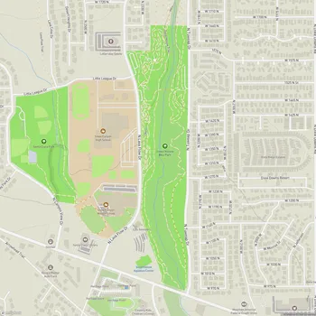 Map of Snake Hollow Bike Park
