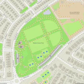 Map of Madeira Canyon Park