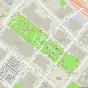 Map of Gloria Molina Grand Park