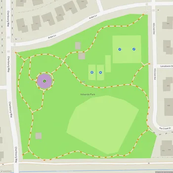 Map of Valverde Park