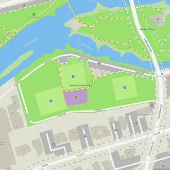 Map of Barbara Bennett Park