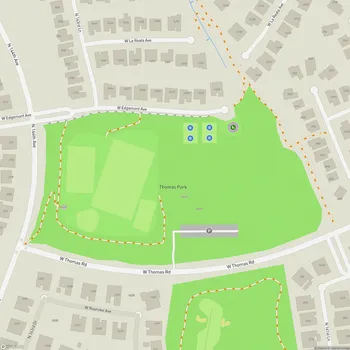 Map of Thomas Park