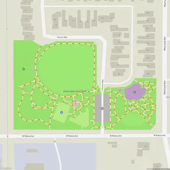 Map of Andy Lopez Unity Park