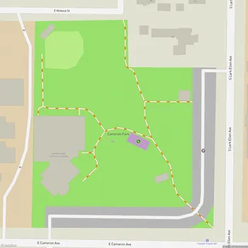 Map of Cameron Park