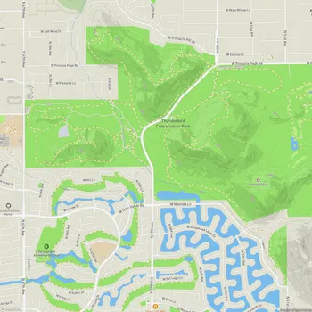 Map of Thunderbird Conservation Park