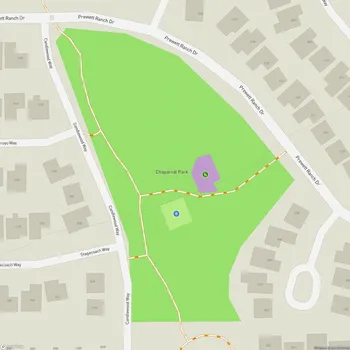 Map of Chaparral Park