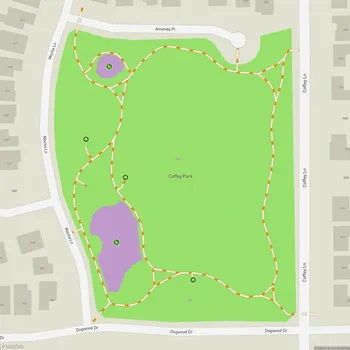 Map of Coffey Park