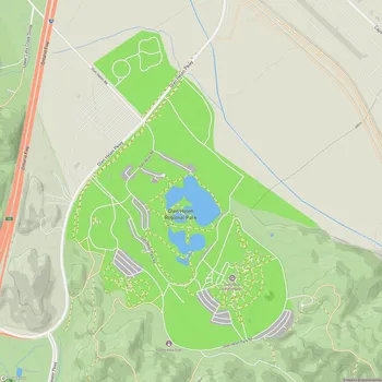 Map of Glen Helen Regional Park