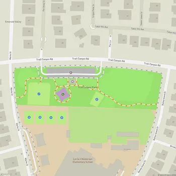 Map of Trail Canyon Park