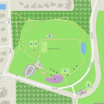 Map of West Fenwick Park