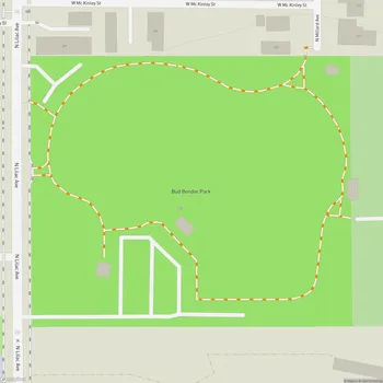 Map of Bud Bender Park