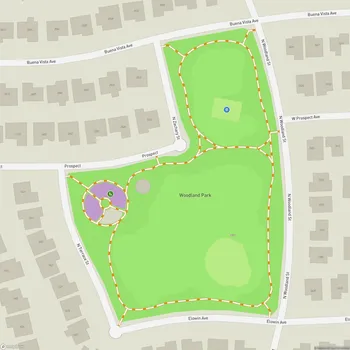 Map of Woodland Park