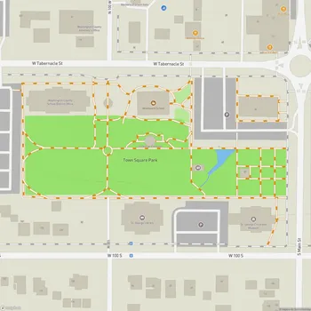 Map of Town Square Park