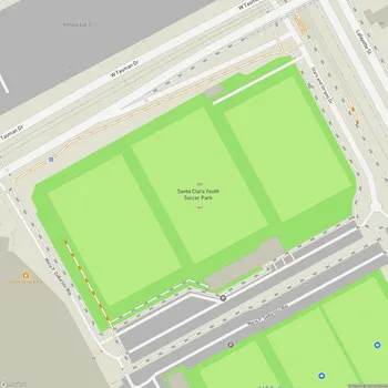 Map of Santa Clara Youth Soccer Park